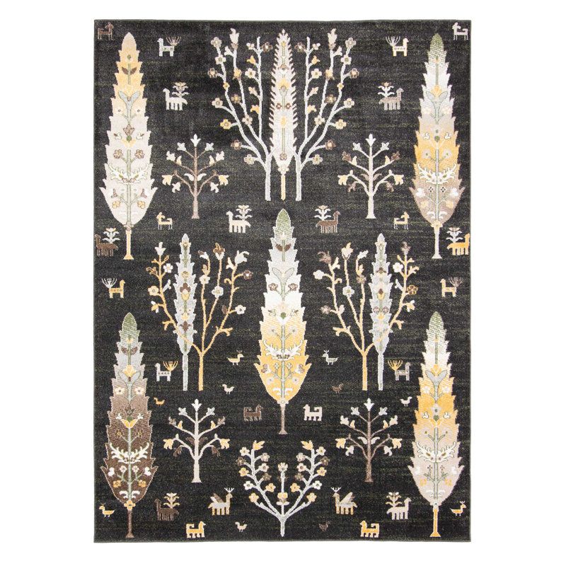 Riayn Indoor Rug, Rectangle 5' x 7'