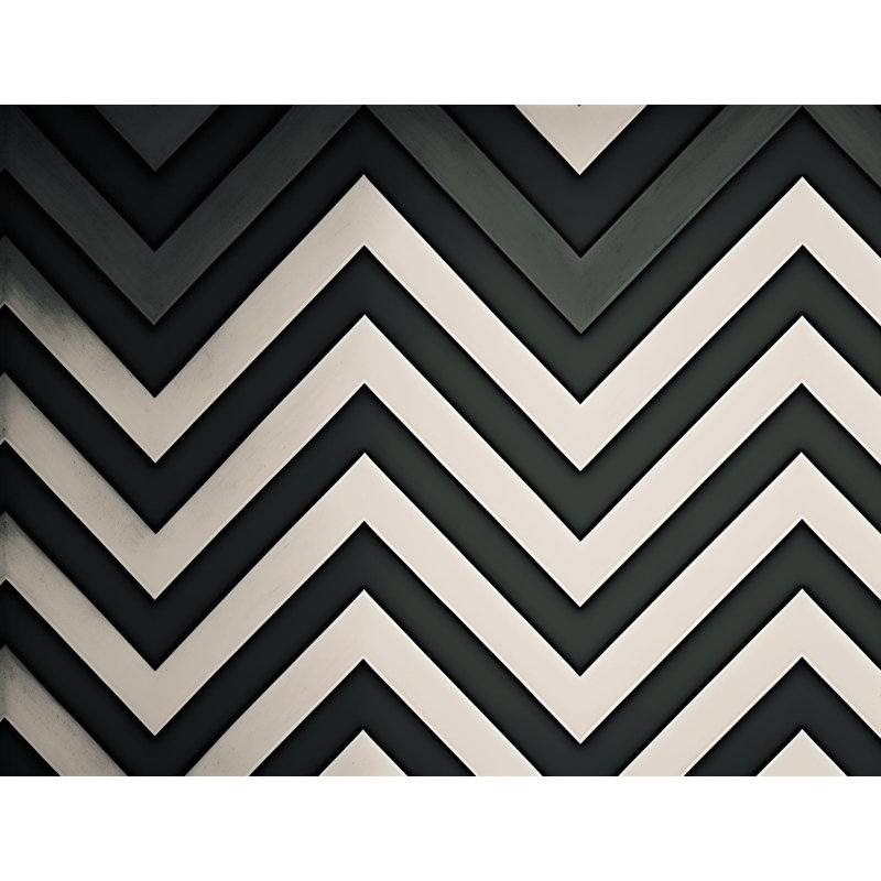 Checkered Comforter, Twin Extra Long Comforter, Black/White Chevron