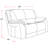 Ajhar 91" Leather Match Pillow Top Arm Power Reclining Sofa-13744915