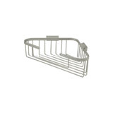 Deltana WBC1310U15 Wire Basket, 13-1/4" x 10-1/4" Triangular Corner in Brushed Nickel