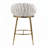Velvet Upholstered Counter Height Bar Stools-1142915045
