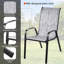 Stackable Outdoor Patio Dining Side Chair-864597525