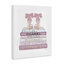 «Fashion Designer Shoes Bookstack» par Amanda Greenwood - Cadre flottant, impression sur bois-71017760-71017763