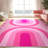 Shanea Rainbow Pink Modern Geometric Flat-Weave Rug-96269899
