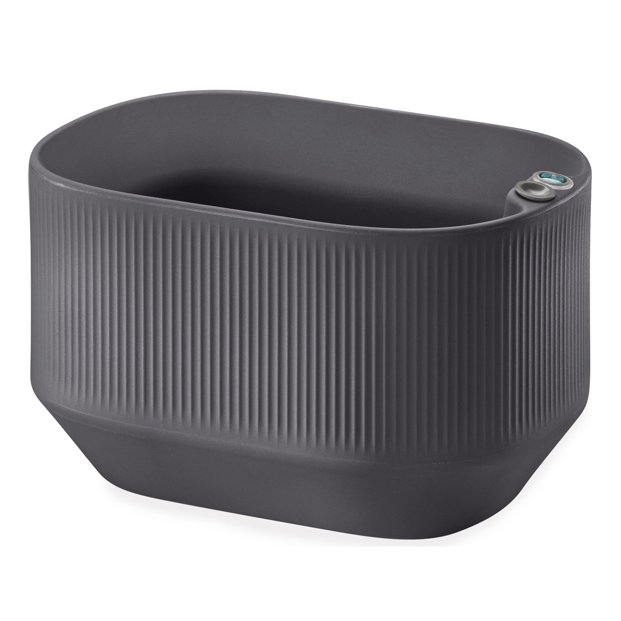 Mod Self Watering Plant Box, Slate, 20" x 14" x 12"H - Mini Trough