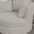 Chemaia 41.8" Wide Polyester Swivel Barrel Chair-526259579