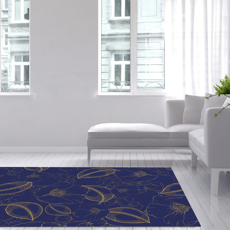 Foekje Floral Area Rug, Rectangle 140 x 200cm