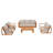5-piece Outdoor Conversation Set With Cushions