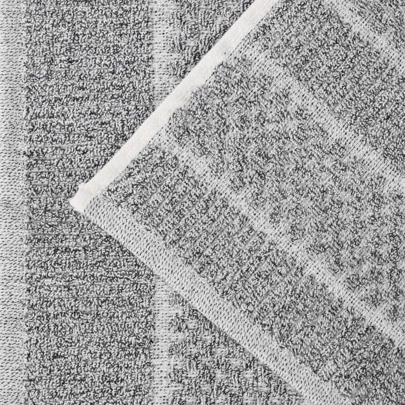 Draps de bain en mélange de coton et viscose Naples, Gris anthracite