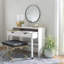 Bureau extensible minimaliste avec tiroirs Hundo-277831791
