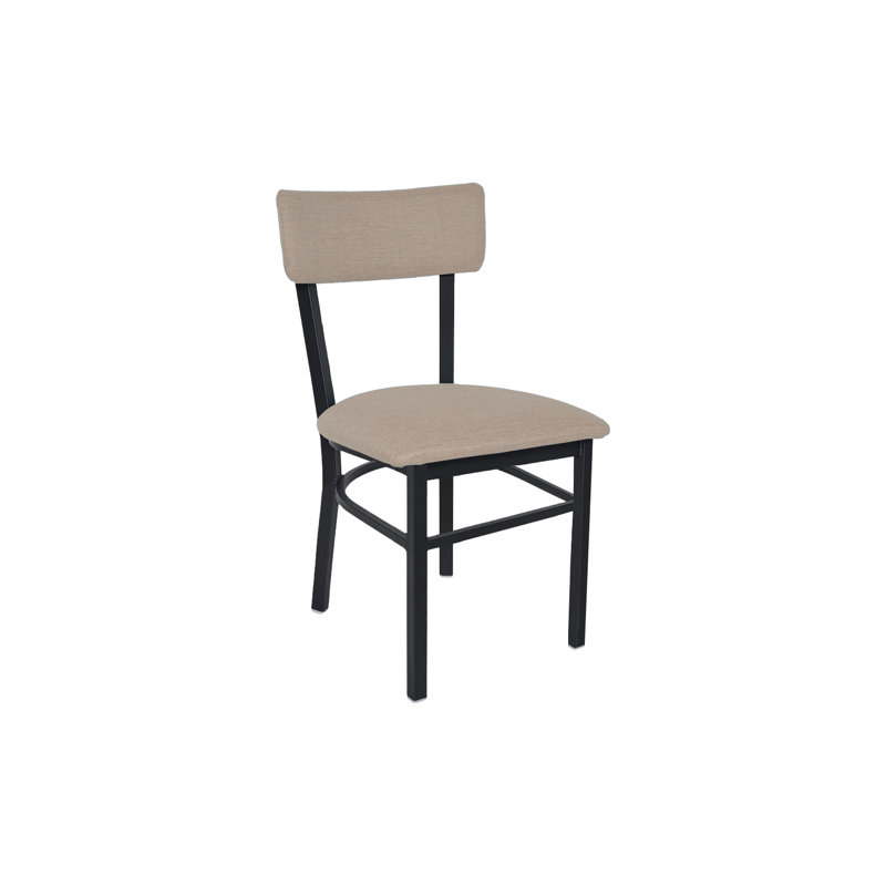Bristol 17.5'' H Upholstered Side Chair, Ash Beige