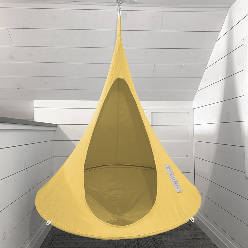 Cacoon - Island Vibe Hanging Chair, 120cm H x 120cm W x 120cm D, Yellow