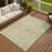 Machine Washable Indoor/Outdoor Chantille ACN2310 Abstract Rug-1369954615