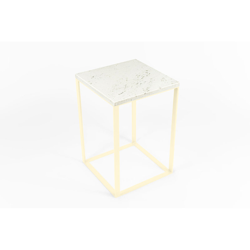 Abdul-Raqib Frame End Table, Beige