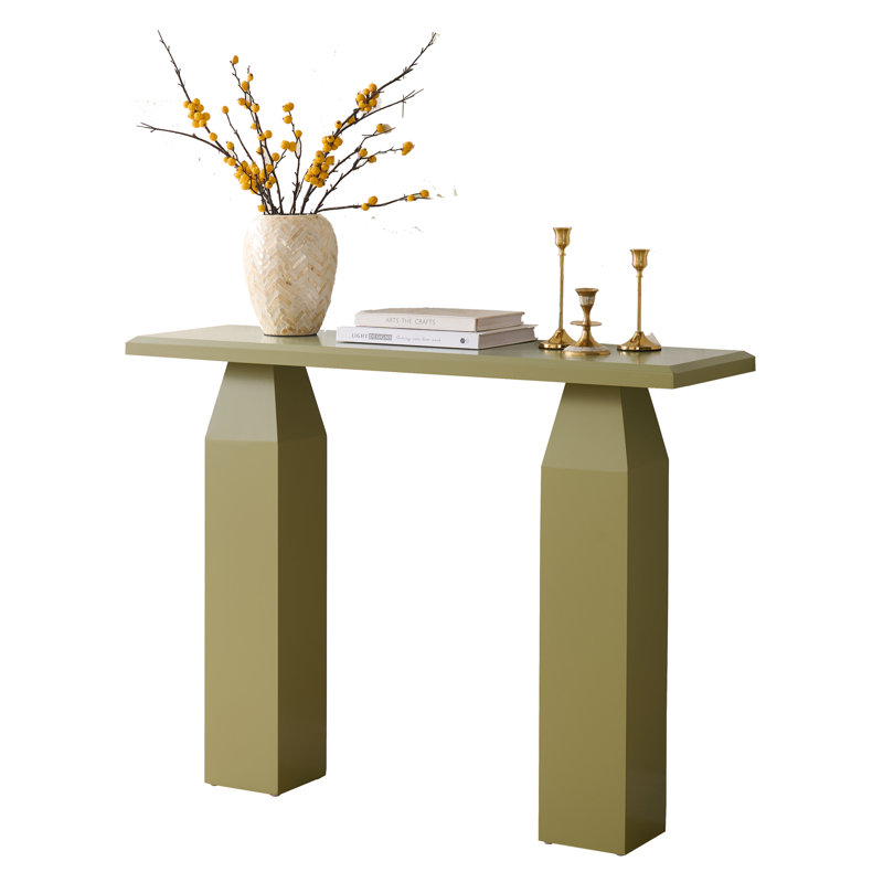 Console Table for Entryway, Sofa Table Behind Couch, Wooden Entry Table for Living Room, Hallway & Foyer, Lemon Pepper