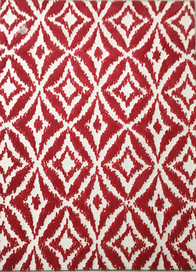 Tapis bourgogne area Bedell, 7 pi 11 po x 9 pi 10 po
