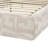  Cream Jacquard Pattern King Bed