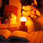 Ampoules orange mauve, A19 DEL orange et mauve à l'extérieur, ampoules d'Halloween, 9 W (équivalent à 60 watts) - E26