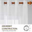 Rideaux d'intimité transparents en lin blanc (ensemble de 2)-973864292