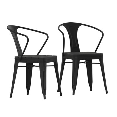 Steel Outdoor Stacking Dining Armchair
