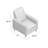 Cantalupo 26.75" W Manual Push Back Upholstered Club Recliner-1264481887