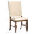 Gunnel 75.5-95.5" Extending Dining Set - Burnished Dark Oak Finish, Linen, 5-Piece Set-590077659