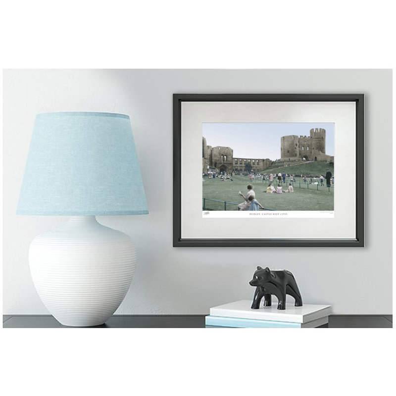 Dudley, Castle Keep C1955 - Single Picture Frame Print, 28cm H x 36cm W x 2.3cm D