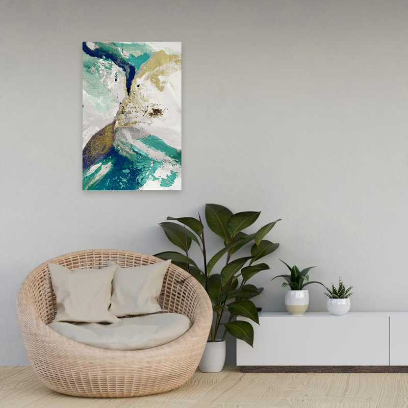 Art de la nature et de l'océan Riviera III, H 24 po x l 16 po