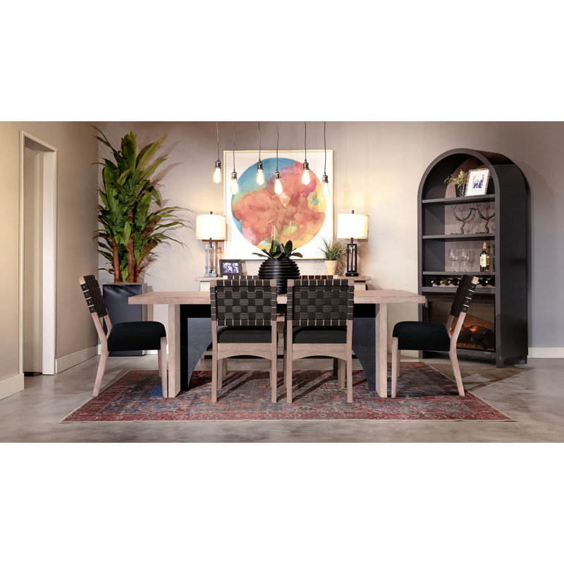  Modern Woven Back Dining Chair
