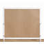 Miroir élégant en grain de bois blanc, 37 x 46 po, verre à faible distorsion, compatible avec la commode et installation facile-1171990020