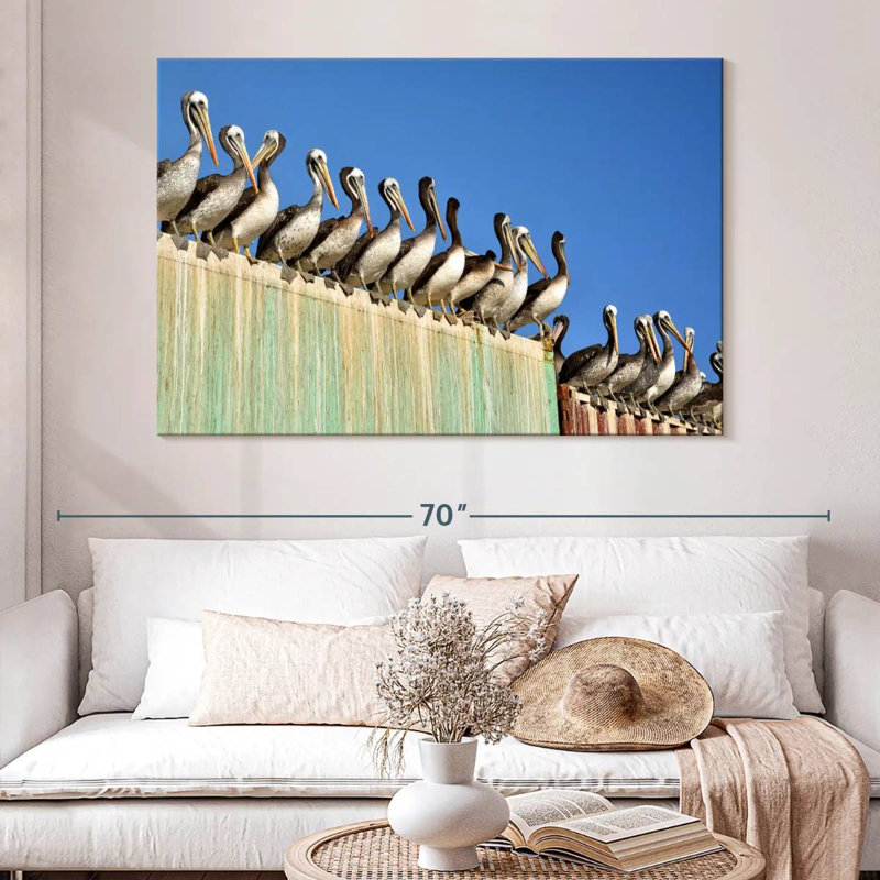 Brampt Pelican Party, 34" H x 51" W