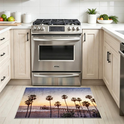 Tapis rose rose Manhattan Beach Pier