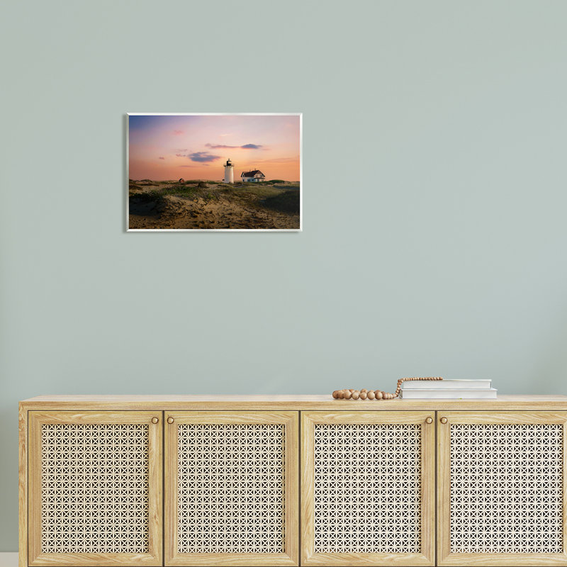 Art mural sur toile, "Dunes" par Rick Berk, H 13 po x l 19 po x P 0,5 po, Bois