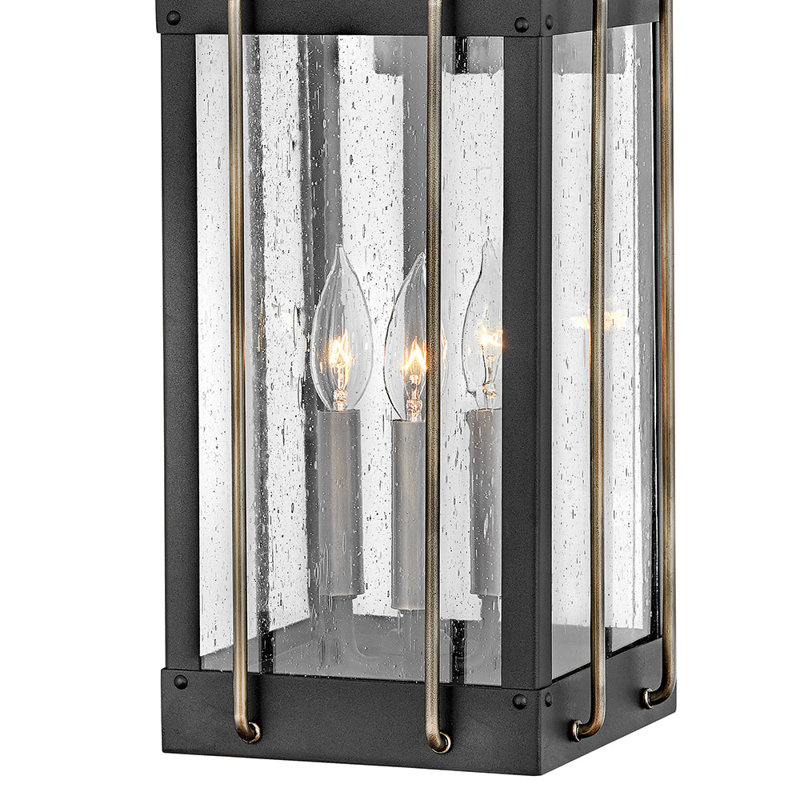 Fitzgerald Three-Light Outdoor Heritage Wall Lantern