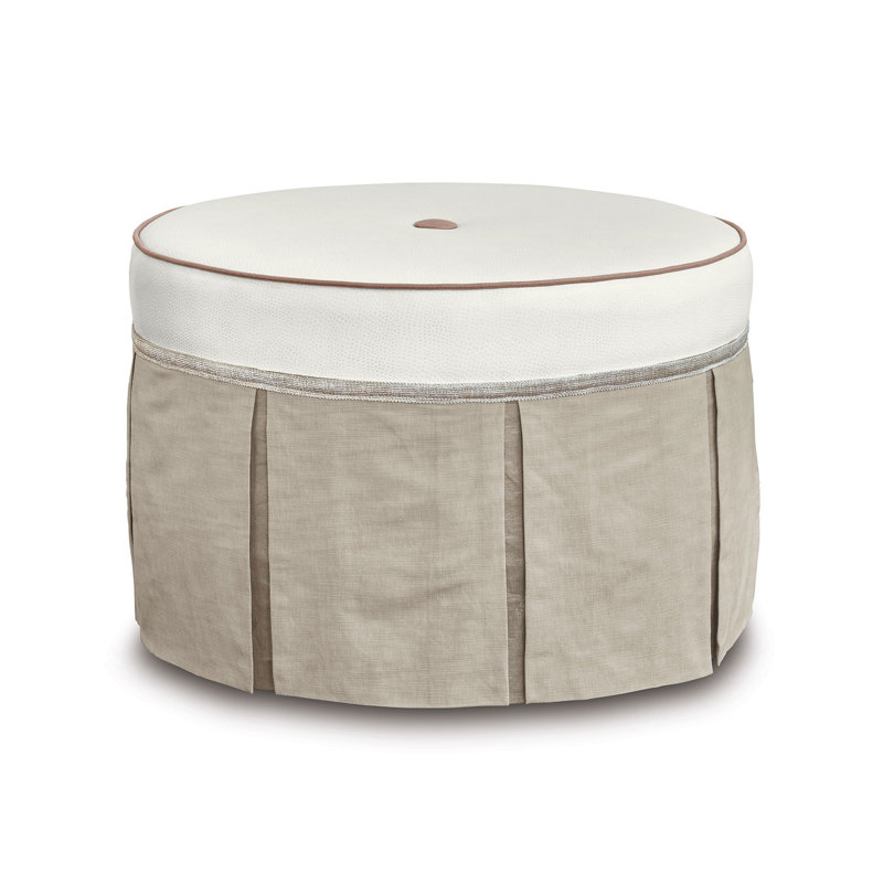 Emmeline Round Ottoman