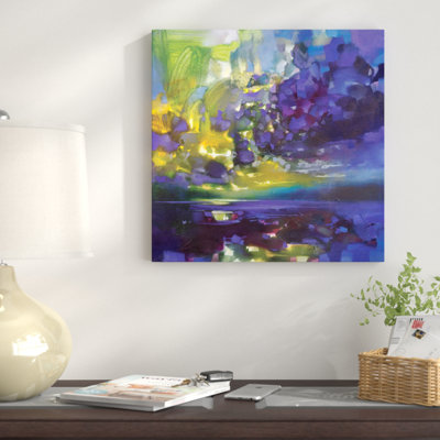 «Purple Mouvement», reproduction sur toile