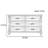European Six-Drawer Hand-Painted Accent Chest