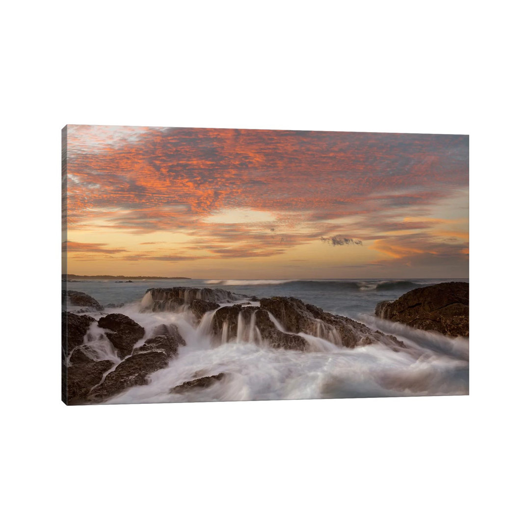 Surf, Playa Langosta, Guanacaste, Costa Rica by Tim Fitzharris - Wrapped Canvas Print