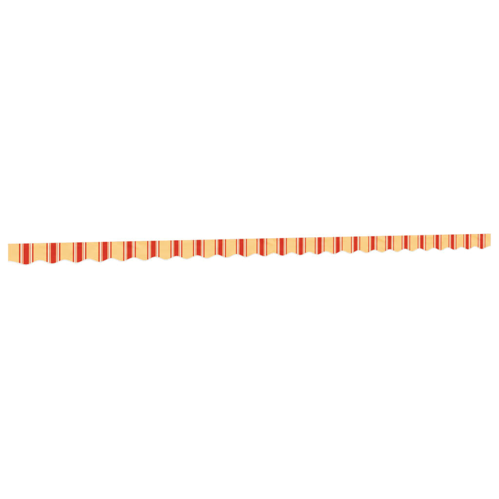 Vidaxl (Yellow And Orange, 6 M) Replacement Fabric For Awning Sunshade Canopy Cloth Valance Stripe - Image 2