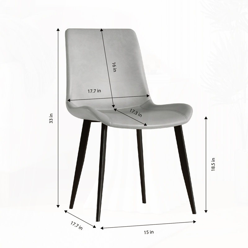 Chaise en polyuréthane, Gris