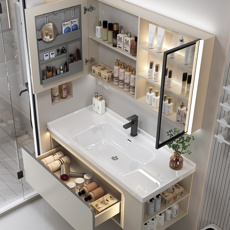 Simple and modern bathroom cabinet