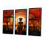 «African Silhouettes African Vision», ensemble d'art mural africain-2086559205-2086559202