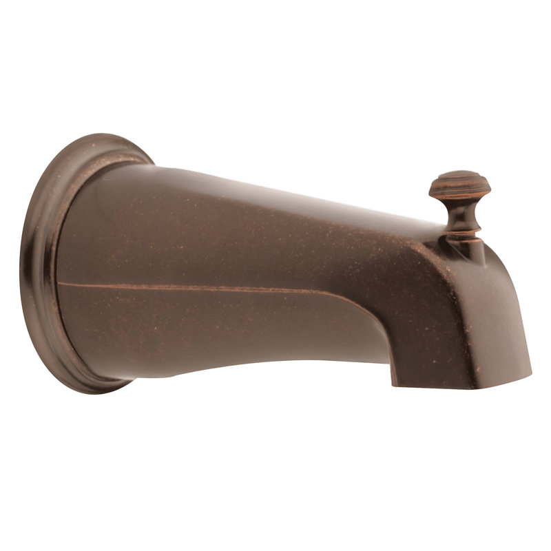 Garniture de robinet de baignoire murale à poignée simple Moen®, Bronze huilé