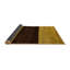 Tapis jaune en laine Power Loom-1603718353