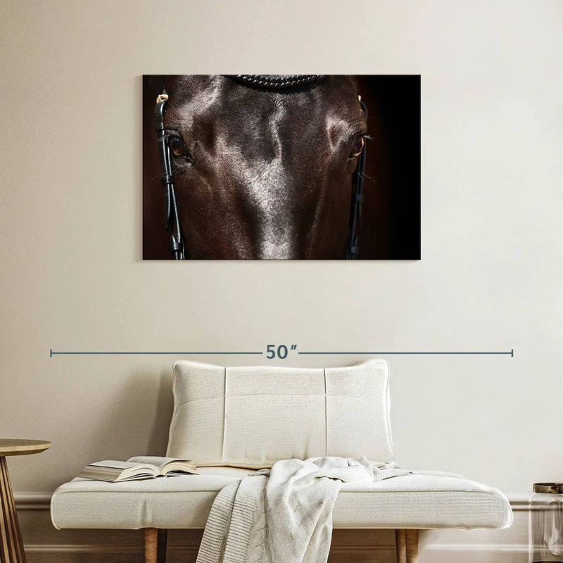 Brampt Horse Face, 24" H x 36" W