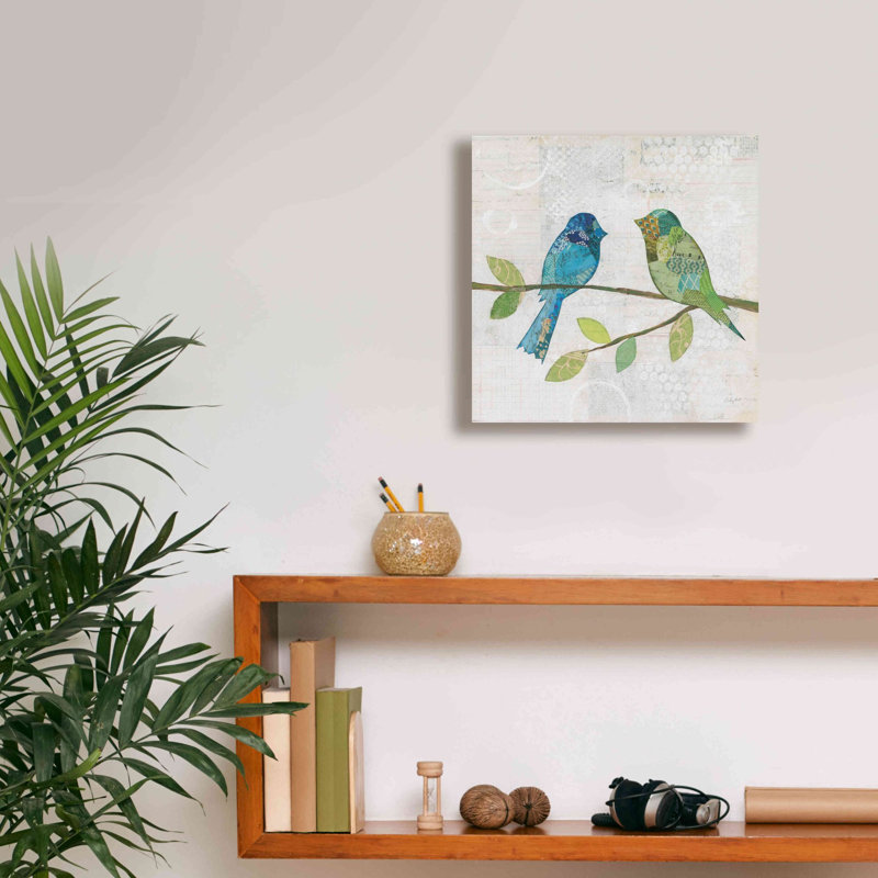 «Catching Up III» par Courtney Prahl, estampe numérique sur toile, H 12 po x l 12 po x P 0,75 po