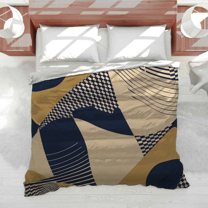 Futuristic Angles Cool Cotton Blend Comforter, Twin Extra Long Comforter