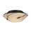 Leaf 2 - Light 13.6" Unique/Statement Bowl Flush Mount