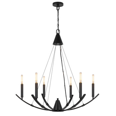Lustre en métal 40 po x 6 pi Equinox