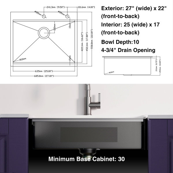 Dimensions du produit